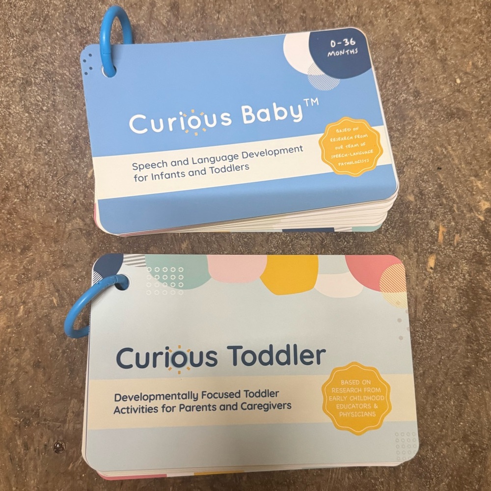 Curious Baby & Curious Toddler cards